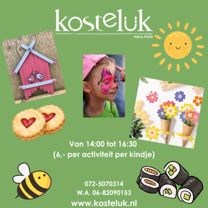 ANIMATIE@KOSTELUK Voorjaarsvakantie 17-01 T/M 21-01-2025